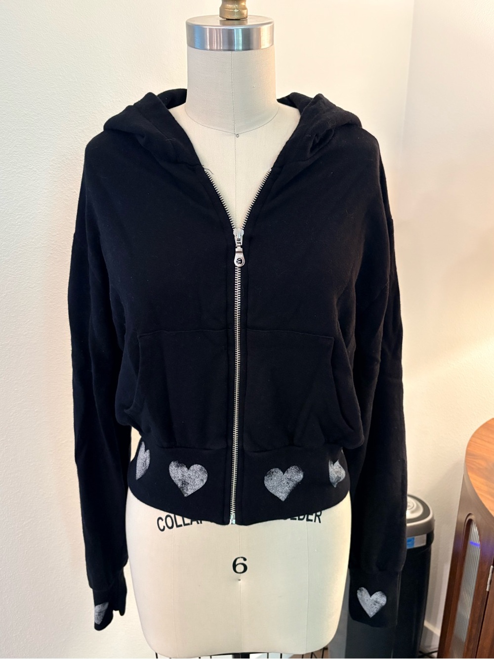 Michael Lauren Kaholo Heart Print Jacket